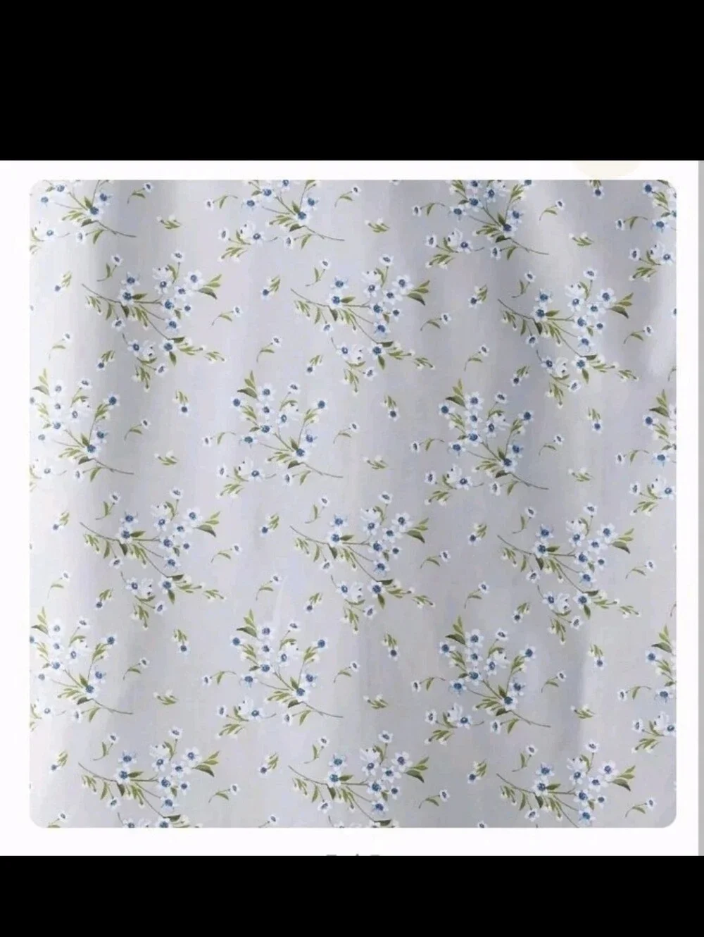 Lands End (Set of 2) 700TC Luxe Sateen Light Fog Snow Drop Floral Euro Shams NWT